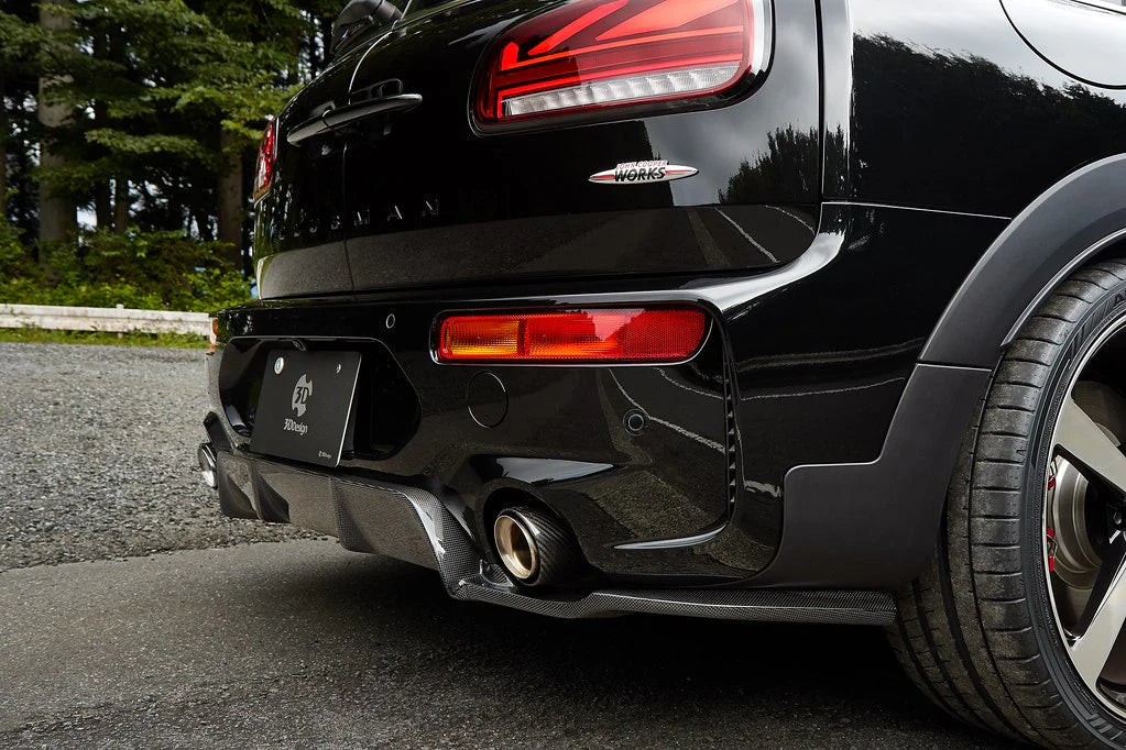 3D Design F54 MINI Cooper Clubman JCW LCI Carbon Rear Diffuser