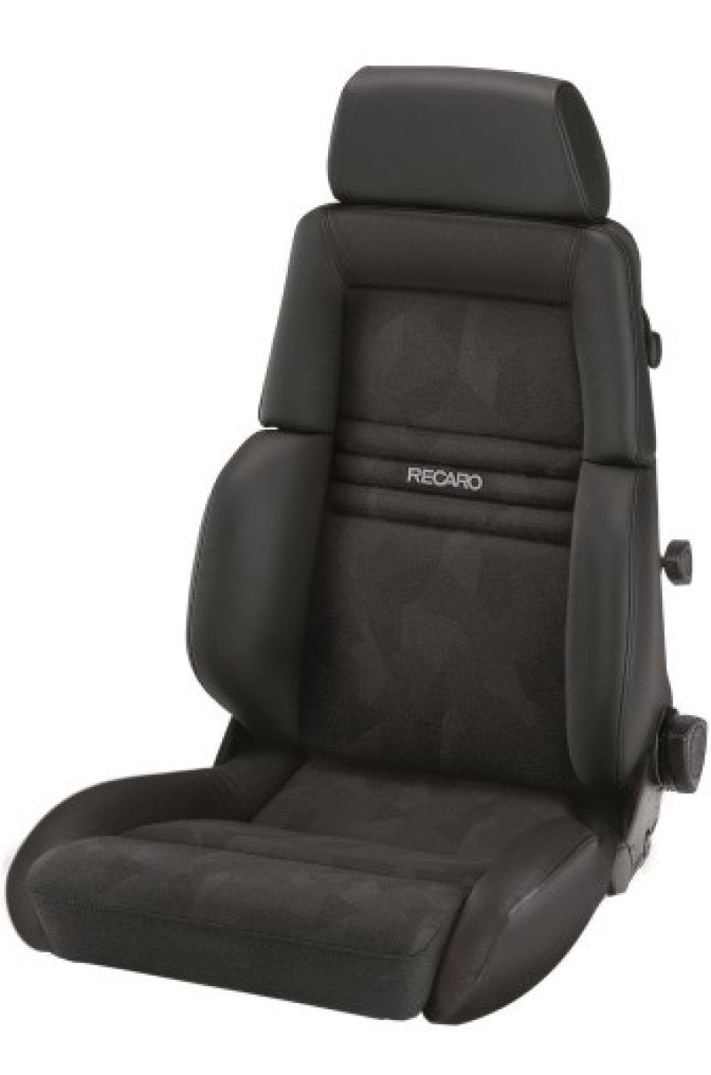 RECARO SEAT EXPERT M LEATHER BLACK/BLACK ARTISTA/SILVER