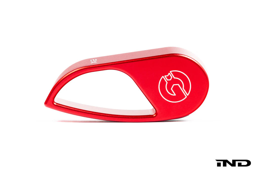 Goldenwrench Blackline Performance BMW M Car G-Chassis Hood Latch Handle - Edition Red