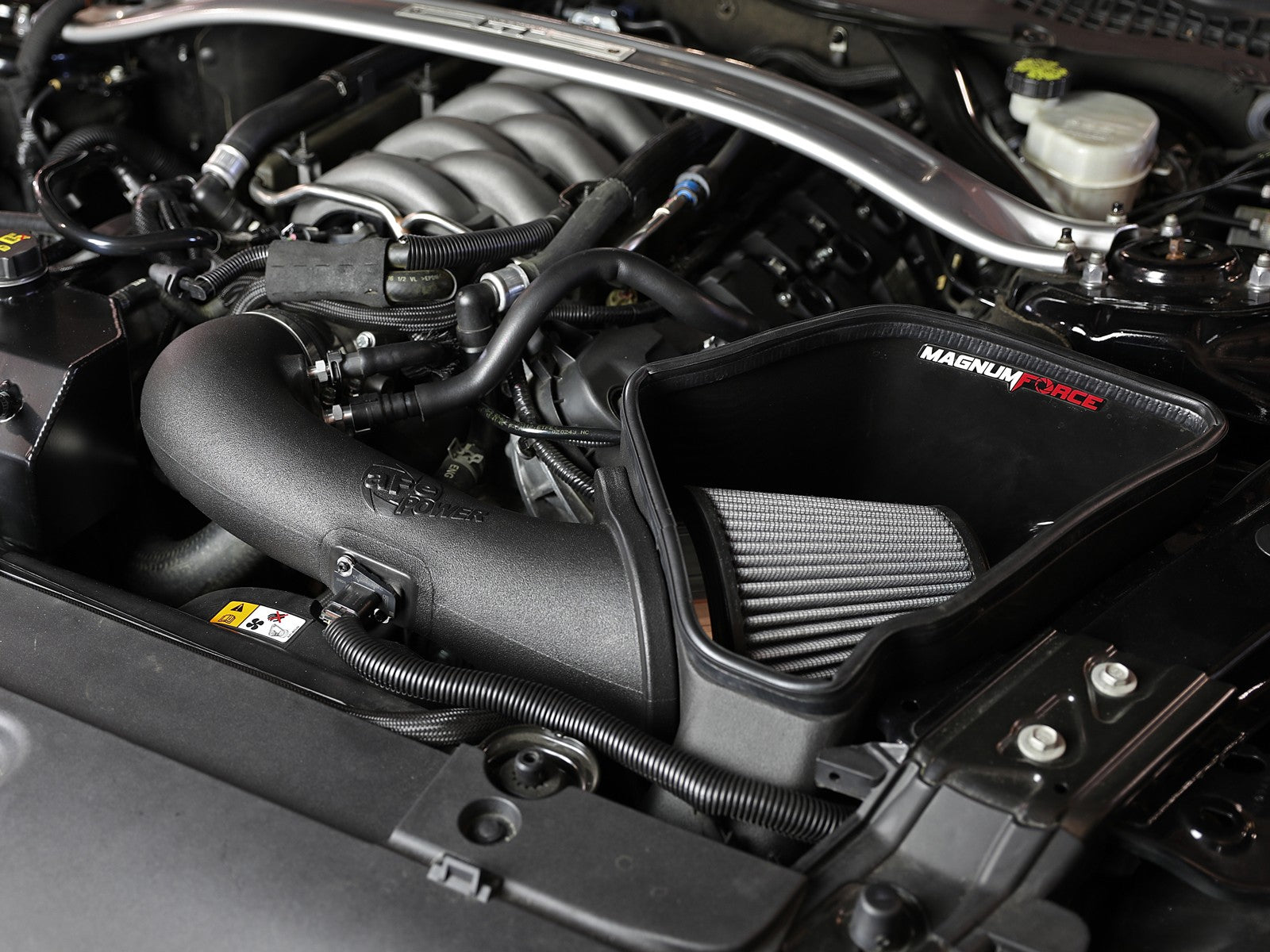 Magnum FORCE Stage-2 Cold Air Intake System w/ Pro DRY S Media Ford Mustang GT 15-17 V8-5.0L