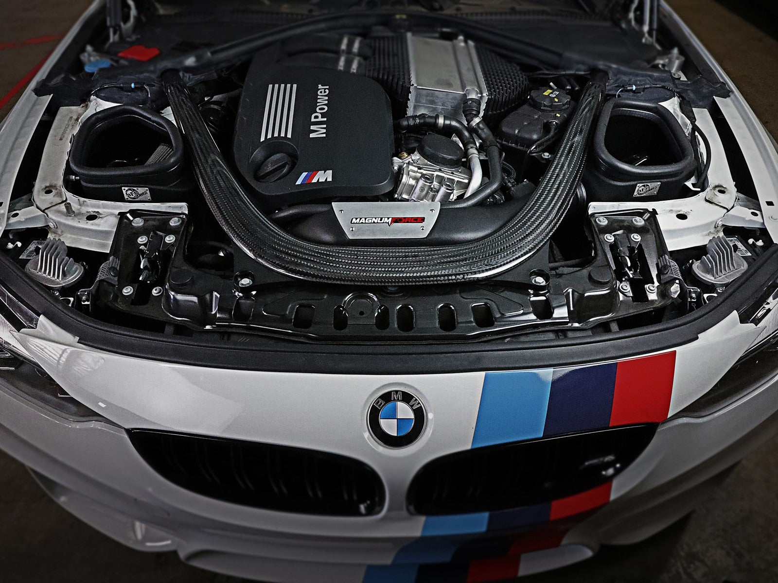 Magnum FORCE Stage-2 Cold Air Intake System w/ Pro DRY S Media BMW M2 Competition (F87) 19-20 / M3/M4 (F80/82/83) 15-20 L6-3.0L (tt) S55