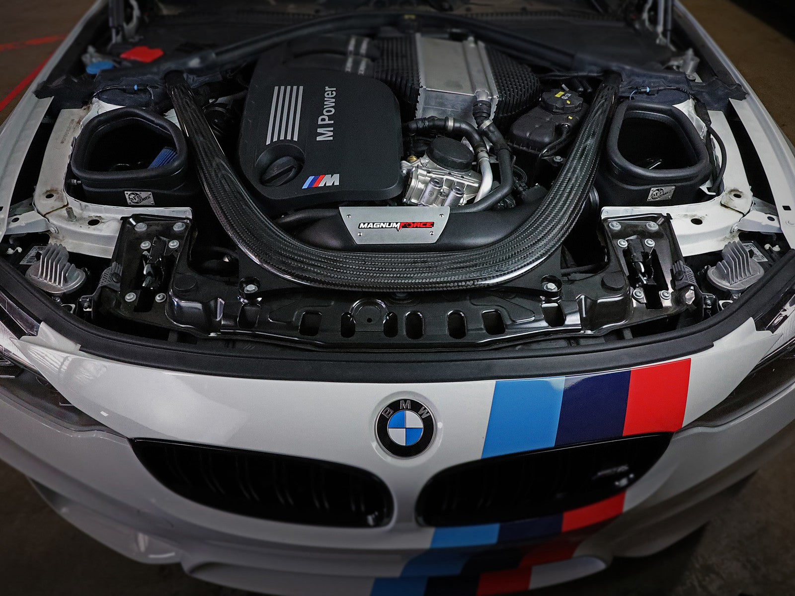 Magnum FORCE Stage-2 Cold Air Intake System w/ Pro 5R Media BMW M2 Competition (F87) 19-20 / M3/M4 (F80/82/83) 15-20 L6-3.0L (tt) S55