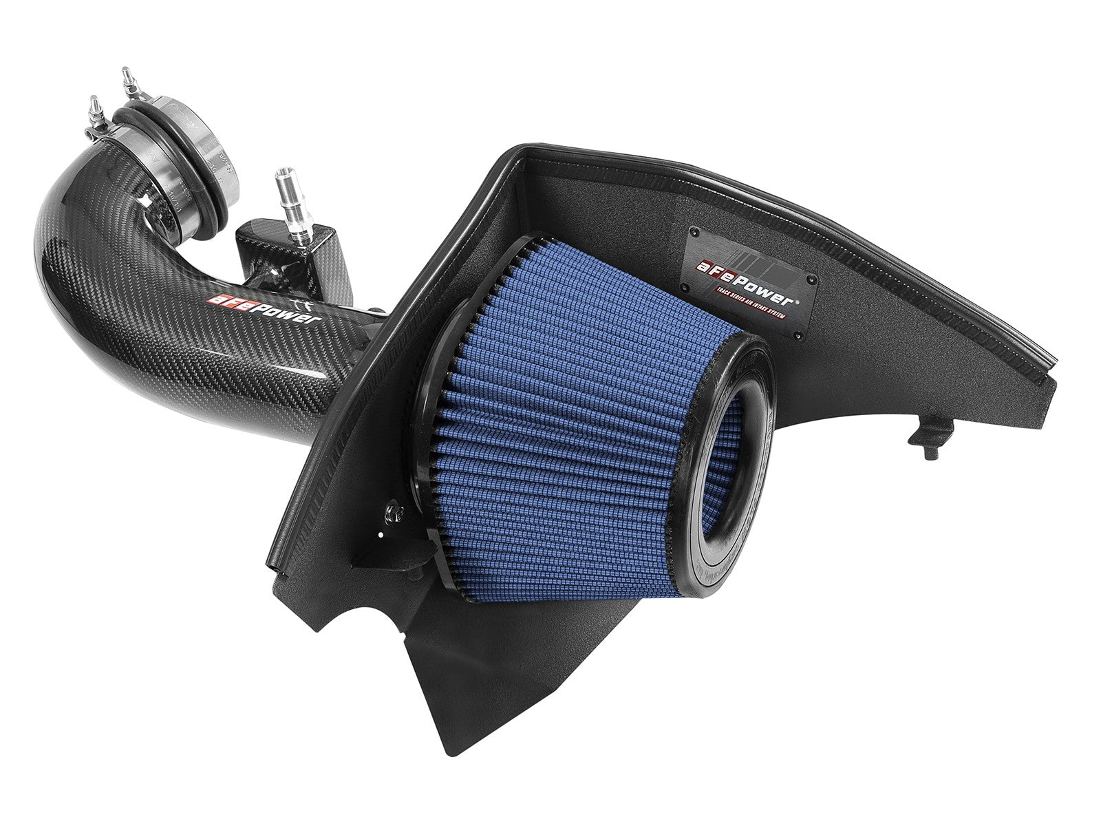 Track Series Stage-2 Carbon Fiber Intake System w/ Pro 5R Media Chevrolet Camaro SS 16-20 V8-6.2L (sc)