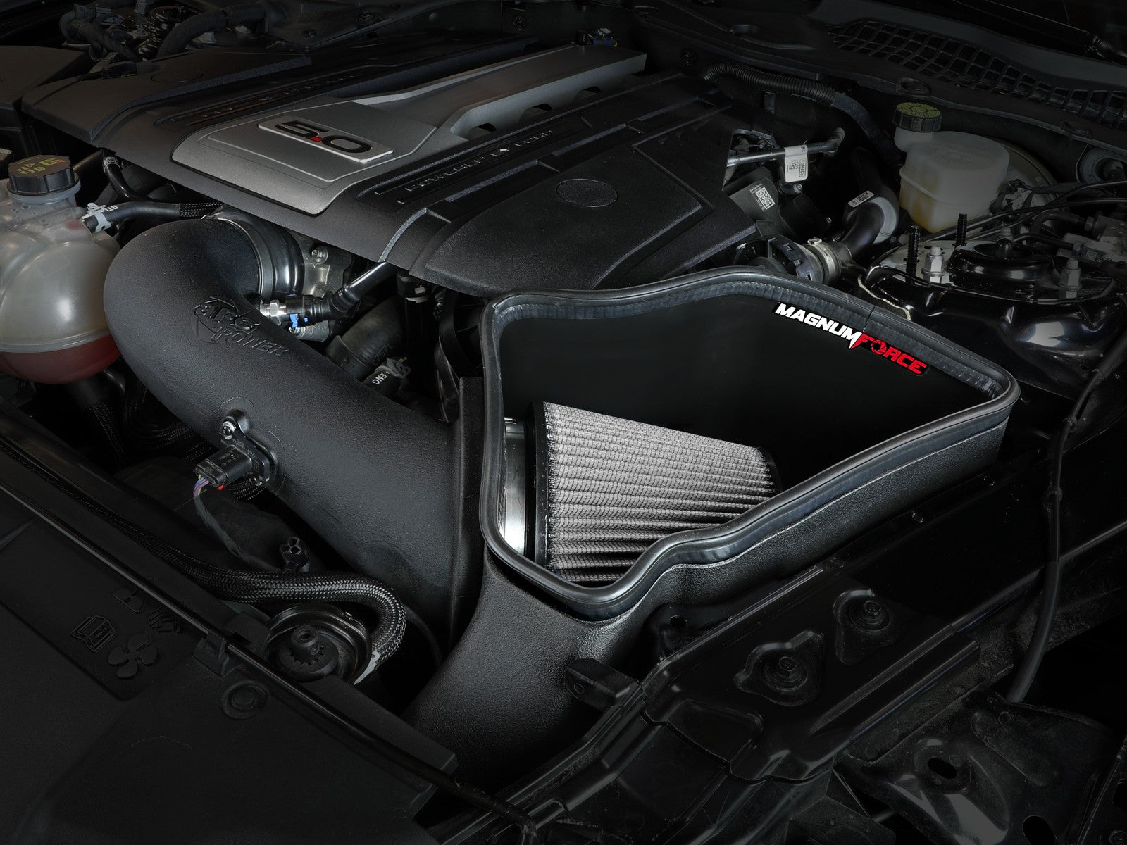 Magnum FORCE Stage-2 Cold Air Intake System w/ Pro DRY S Media Ford Mustang GT 18-20 V8-5.0L