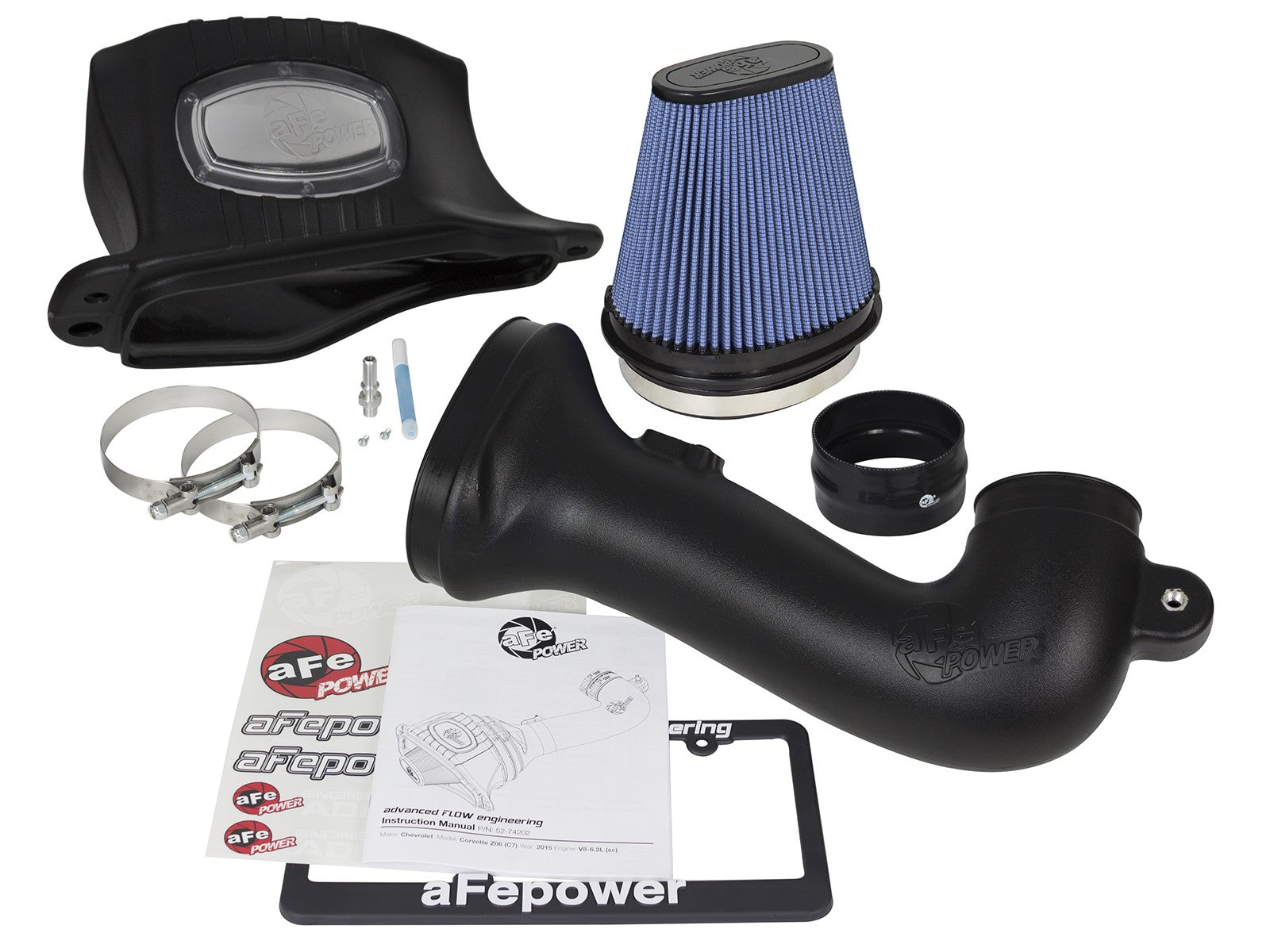 Momentum Cold Air Intake System w/ Pro 5R & Pro DRY S Filters Chevrolet Corvette Z06 (C7) 15-19 V8-6.2L (sc)