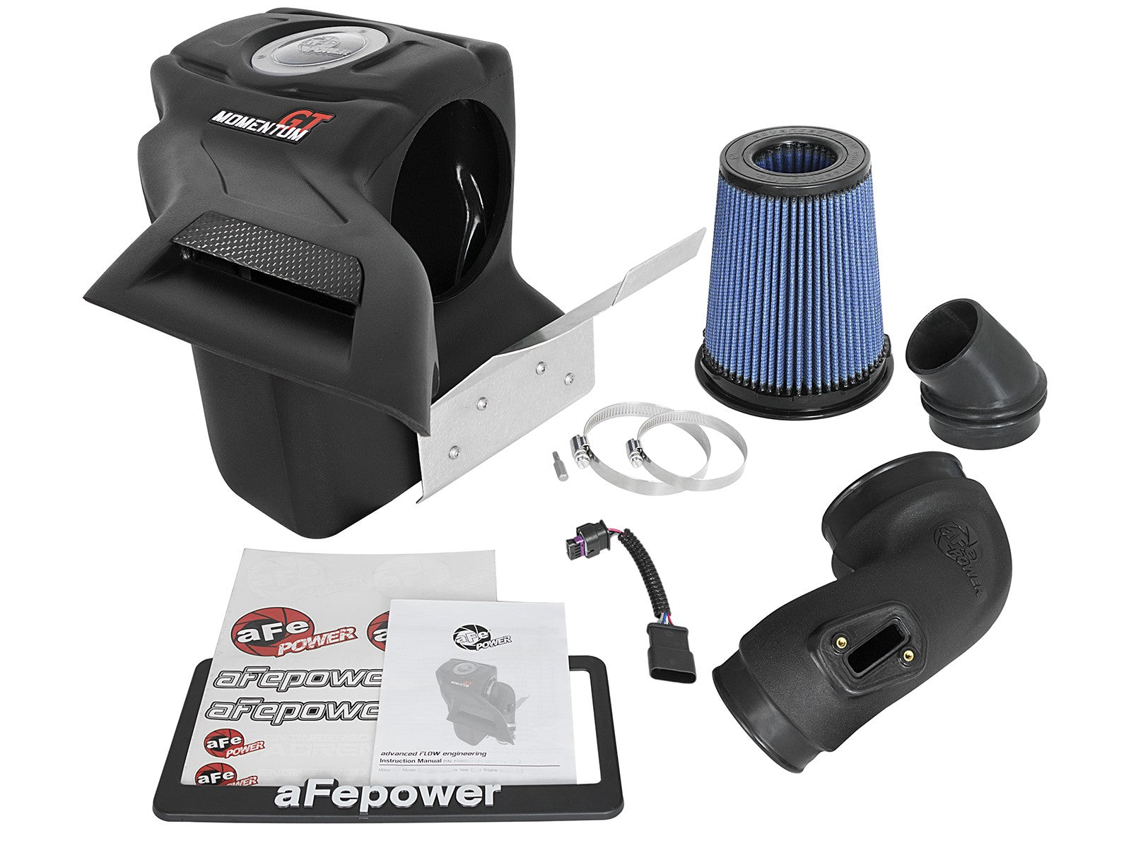 Momentum GT Cold Air Intake System w/ Pro 5R Media Audi A4 (B8) 09-16 L4-2.0L (t) - 0