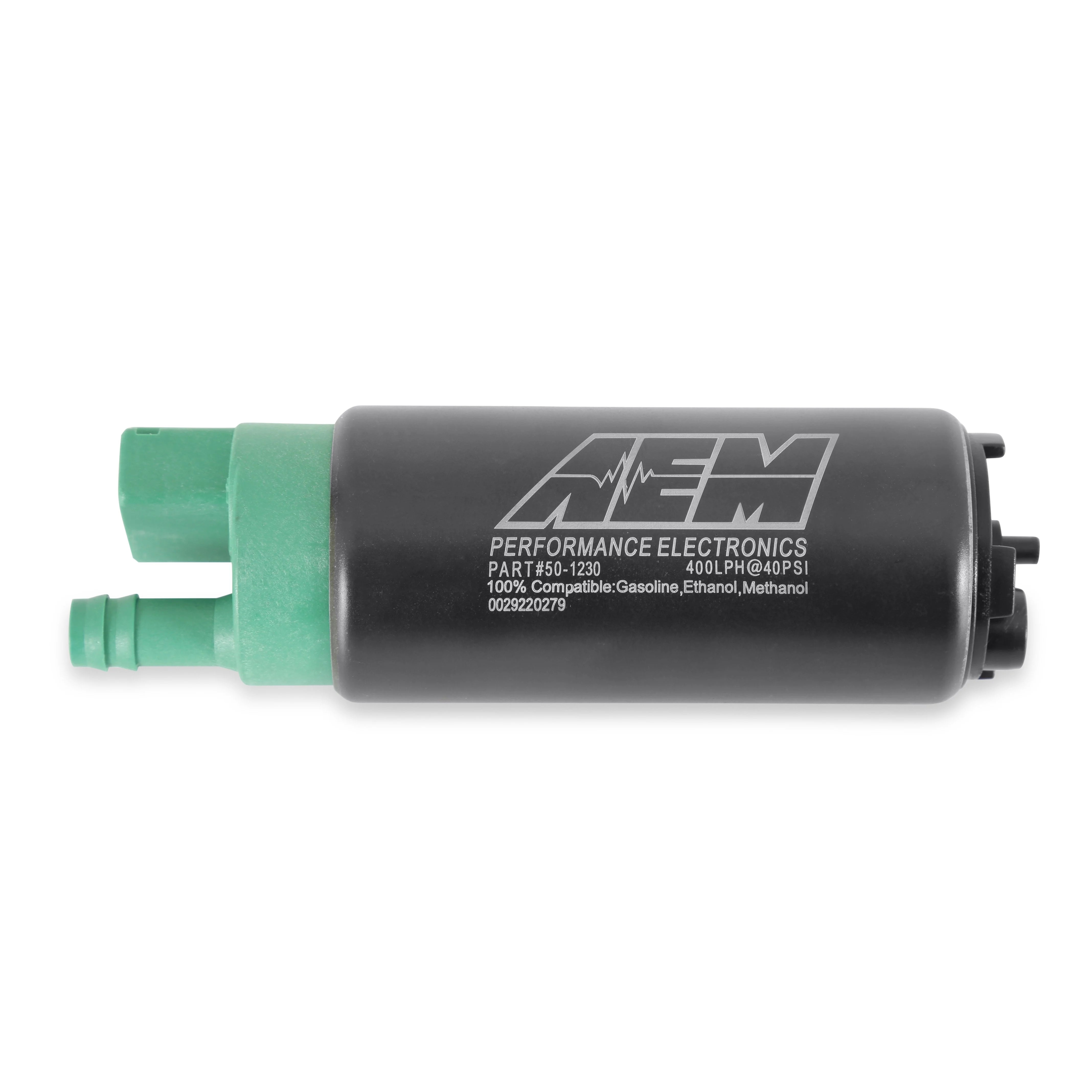 AEM 400LPH E85-COMPATIBLE FUEL PUMP KIT - DOUBLE BARB