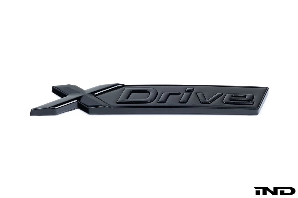 IND G45 X3 xDrive Painted Trunk Emblem - Gloss Black