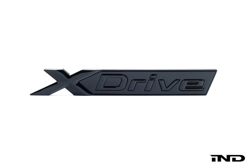 IND G45 X3 xDrive Painted Trunk Emblem - Gloss Black