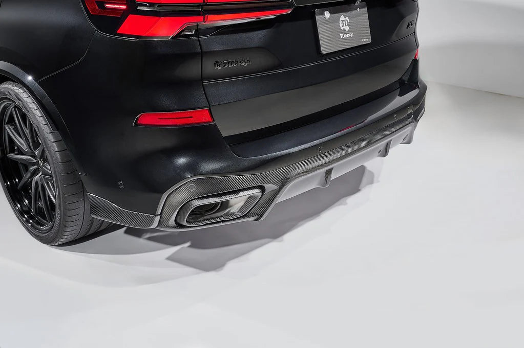 3D Design G05 X5 LCI Carbon Rear Diffuser