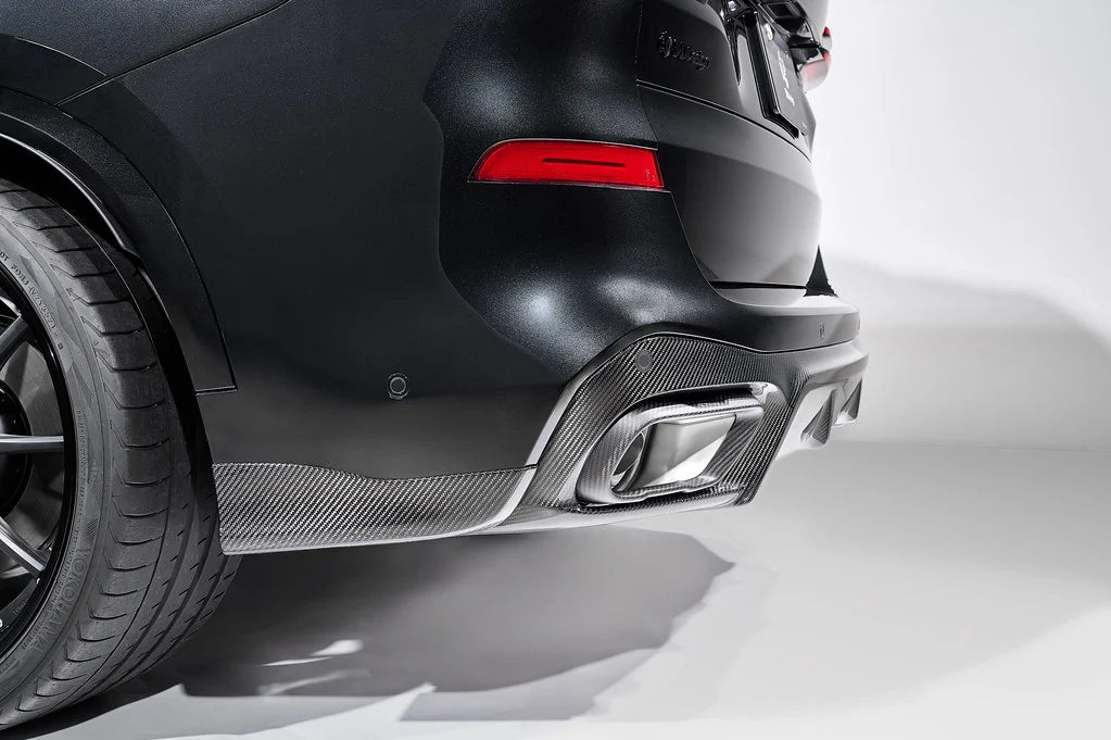 3D Design G05 X5 LCI Carbon Rear Diffuser Set