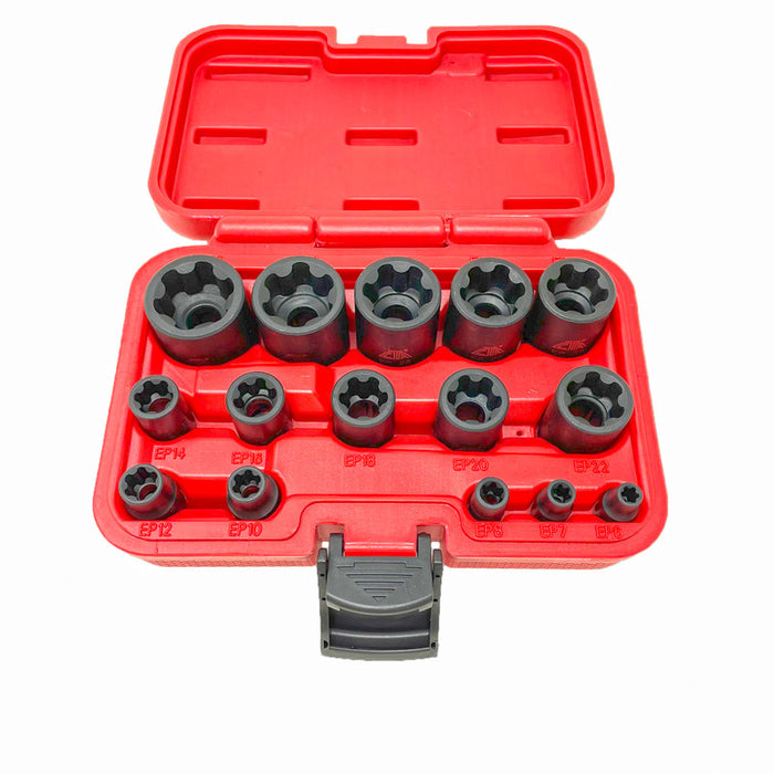 5420 - 15 Pc. EP "Star" Plus Socket Set