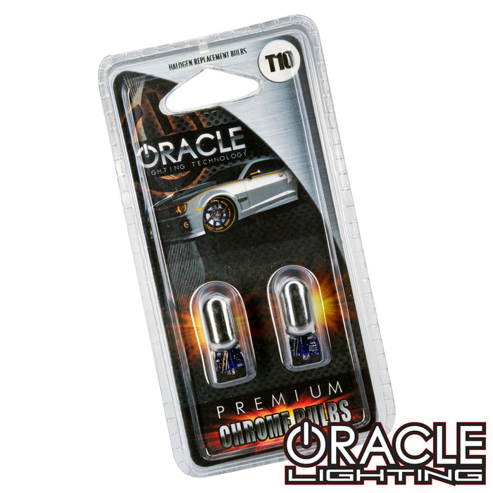 Oracle T10 Chrome Bulbs (Pair) - Amber SEE WARRANTY