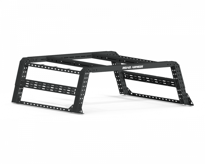 Road Armor 15-20 Chevy Colorado 5ft Bed TRECK Adj Bed Rack w/Brackets/Strap/Rails - Tex Blk