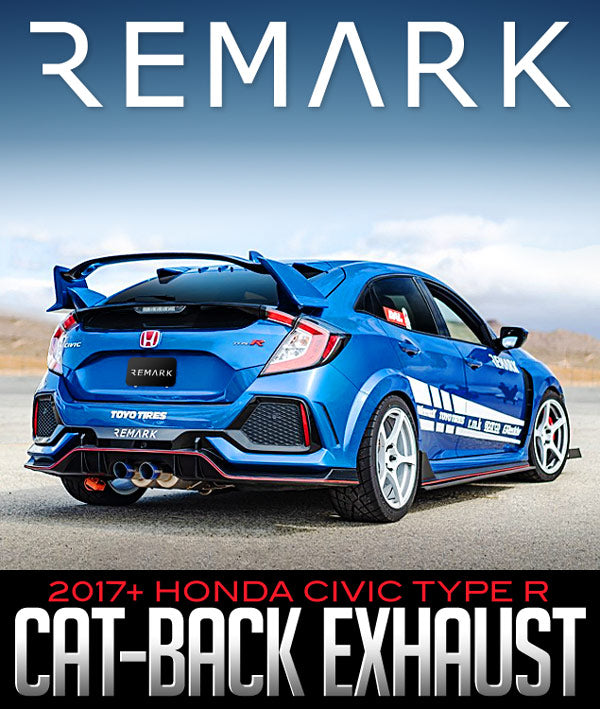 Remark 2017+ Honda Civic Type-R FK8 Full Titanium Cat-Back Exhaust