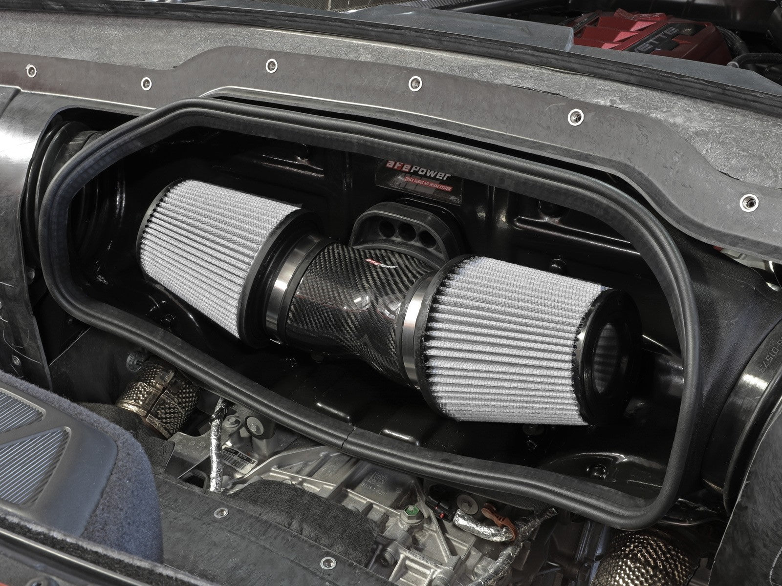 Track Series Stage-2 Carbon Fiber Intake System w/ Pro DRY S Media Chevrolet Corvette (C8) 2020 V8-6.2L