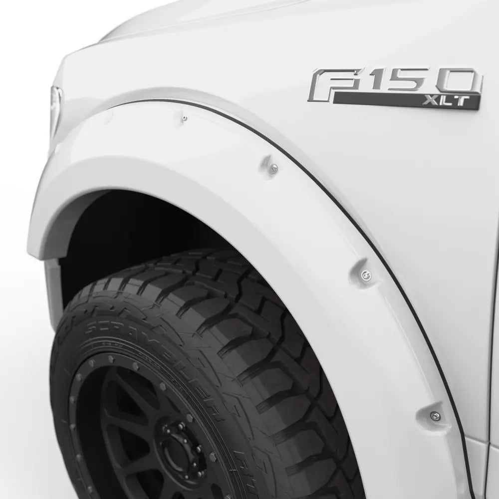 EGR 15+ Ford F150 Bolt-On Look Color Match Fender Flares - Set - Oxford White - 0