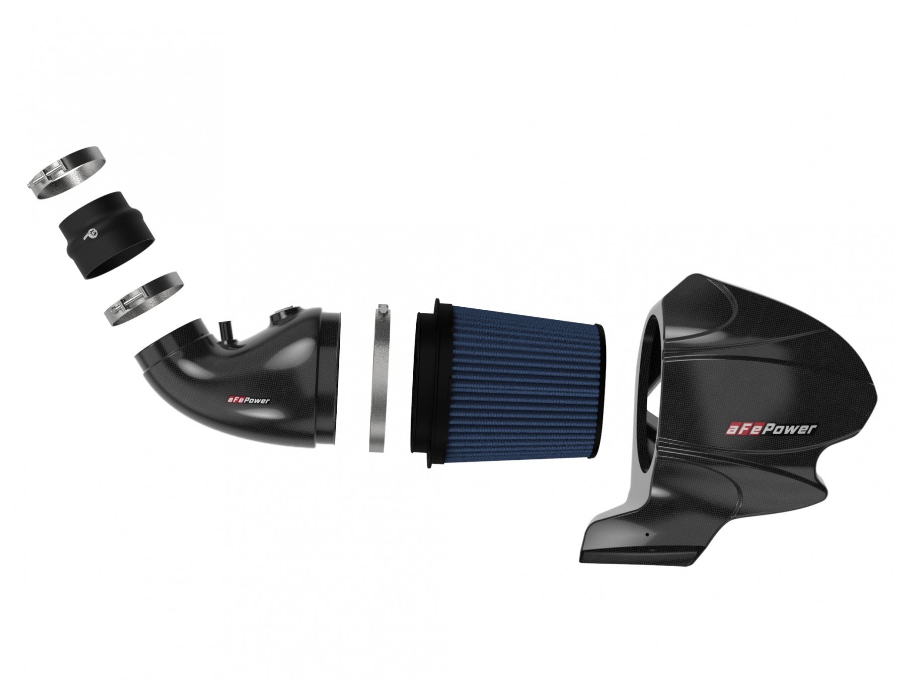 Black Series Carbon Fiber Cold Air Intake System w/ Pro 5R Media Jeep Grand Cherokee SRT8 (WK2) 12-20 V8-6.4L HEMI - 0