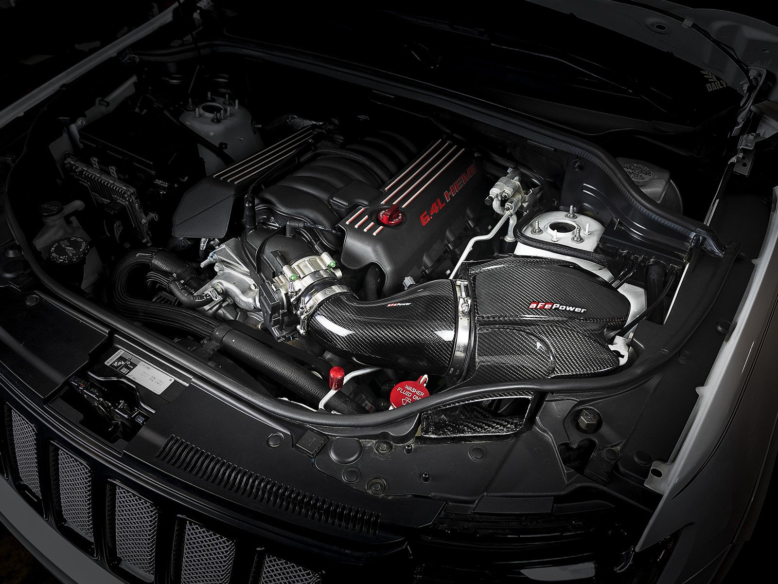 Black Series Carbon Fiber Cold Air Intake System w/ Pro 5R Media Jeep Grand Cherokee SRT8 (WK2) 12-20 V8-6.4L HEMI