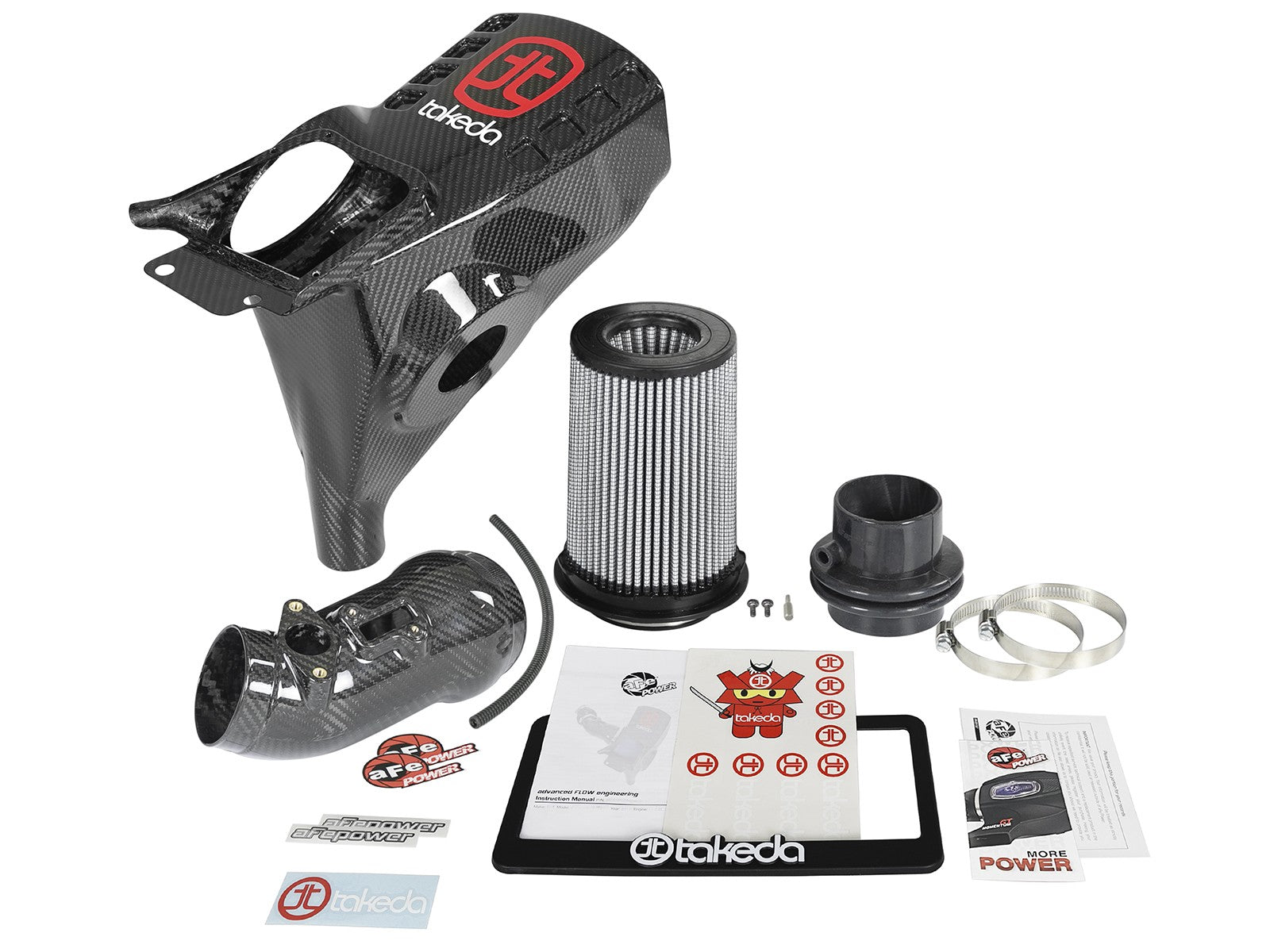 Black Series Carbon Fiber Cold Air Intake System w/ Pro DRY S Media Honda Civic Type R 17-20 L4-2.0L (t)