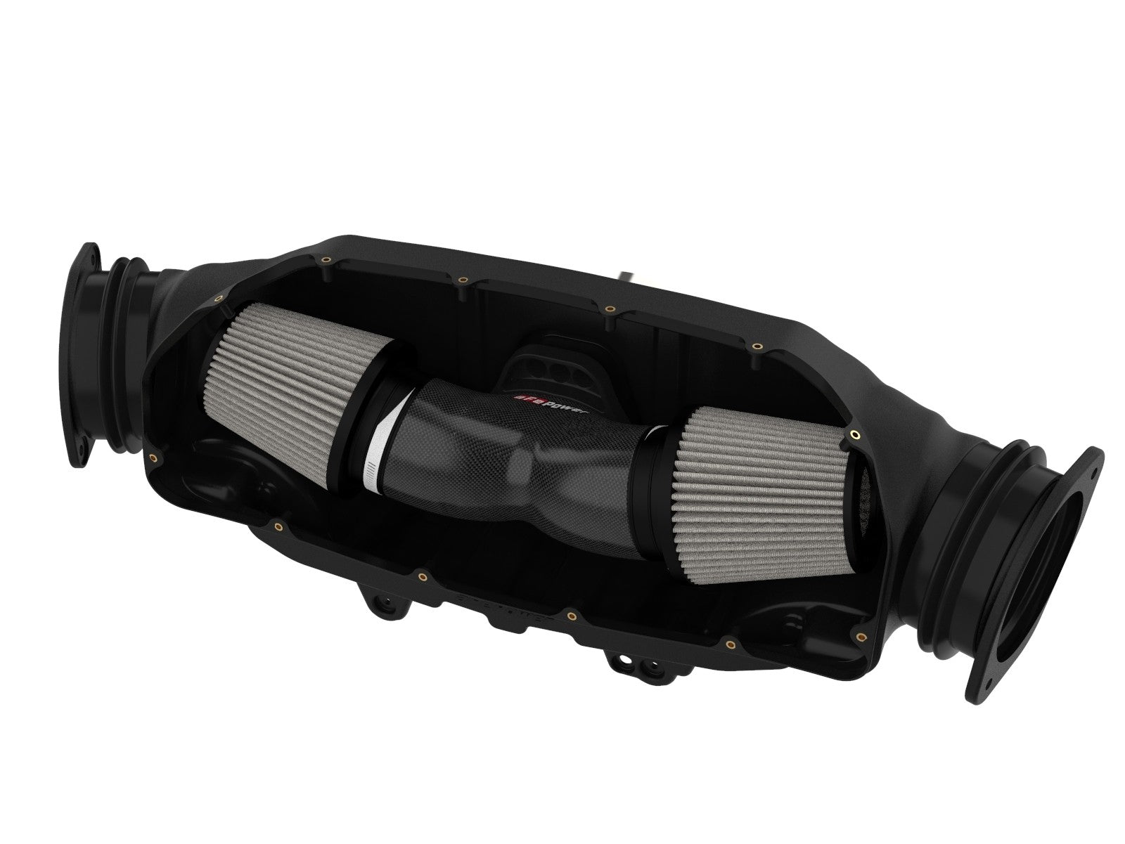 Black Series Stage-2 Carbon Fiber Cold Air Intake System w/ Pro DRY S Media Chevrolet Corvette (C8) 2020 V8-6.2L