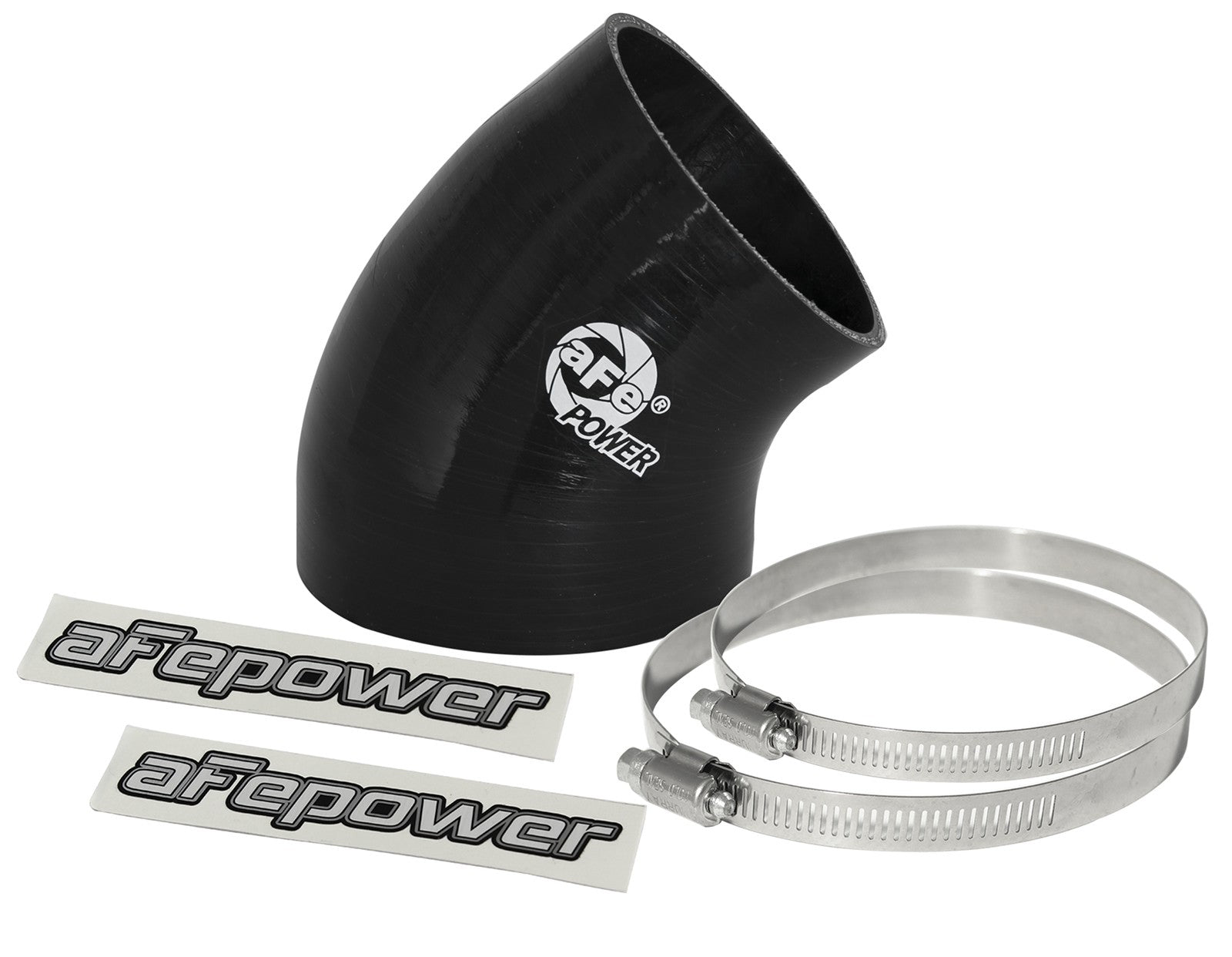 Magnum FORCE Cold Air Intake System Spare Parts Kit (4 IN ID to 3-1/2 IN ID x 40-Deg.) Elbow Reducing Coupler - Black