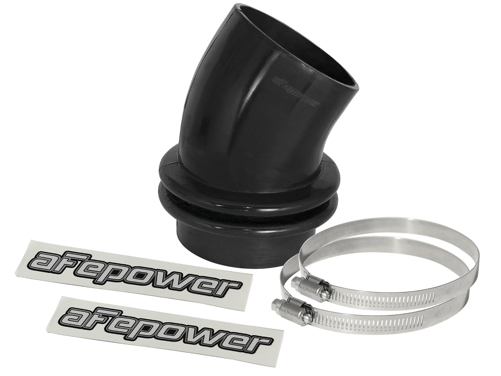 Magnum FORCE Cold Air Intake System Spare Parts Kit (3-1/2 IN ID x 3 IN L x 30-Deg.) Straight Bellow-Coupler - Black