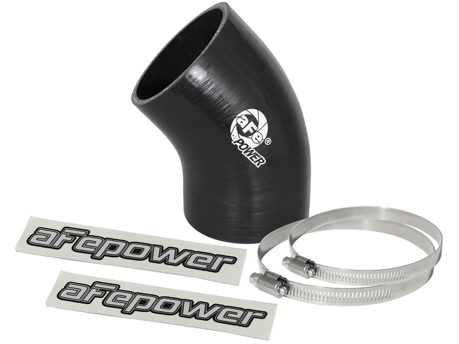 Magnum FORCE Cold Air Intake System Spare Parts Kit (3 IN ID x 6 IN L x 45-Deg.) Elbow Coupler - Black