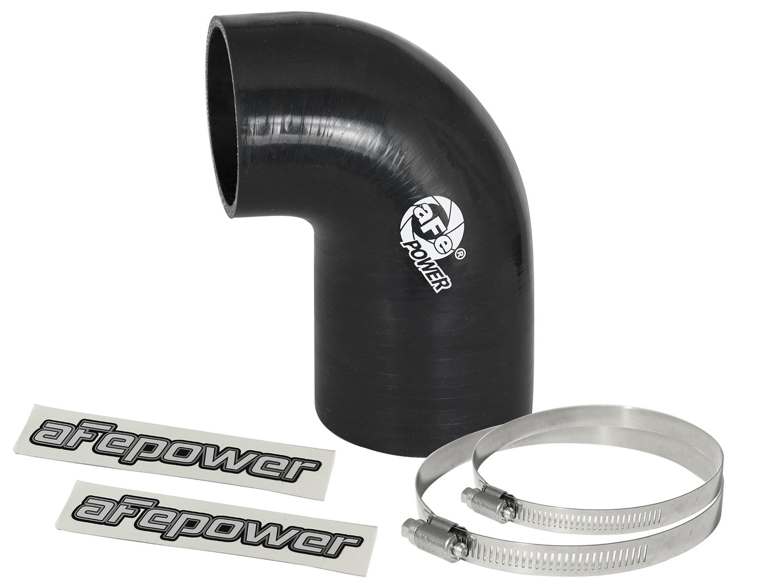 Magnum FORCE Cold Air Intake System Spare Parts Kit (3 IN ID to 2-1/2 IN ID x 90 Deg.) Elbow Reducing Coupler - Black