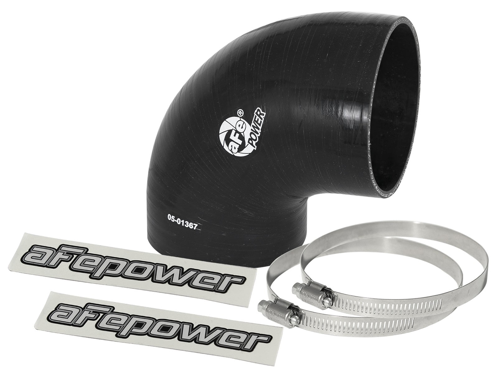 Magnum FORCE Cold Air Intake System Spare Parts Kit (4 IN ID to 3-4/5 IN ID x 90 Deg.) Elbow Reducing Coupler - Black