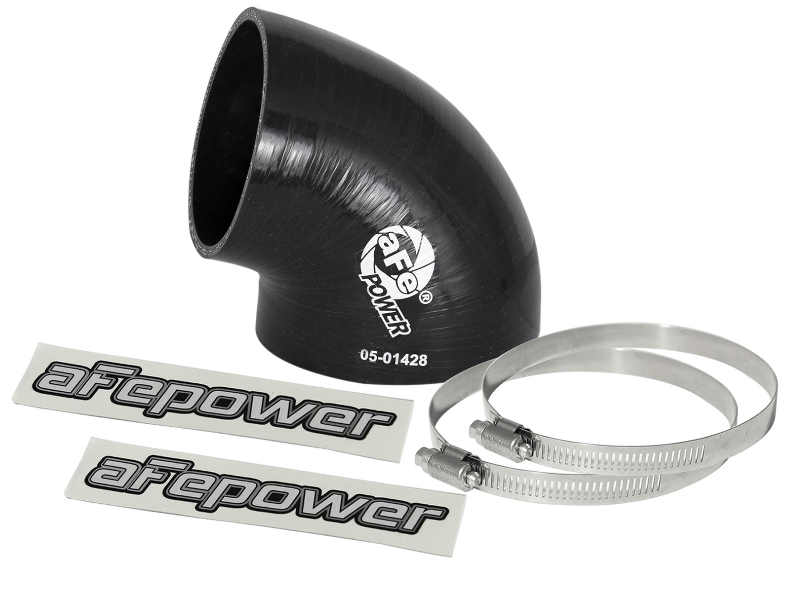 Magnum FORCE Cold Air Intake System Spare Parts Kit (3-1/2 IN ID to 3 IN ID x 75 Deg.) Elbow Reducing Coupler - Black