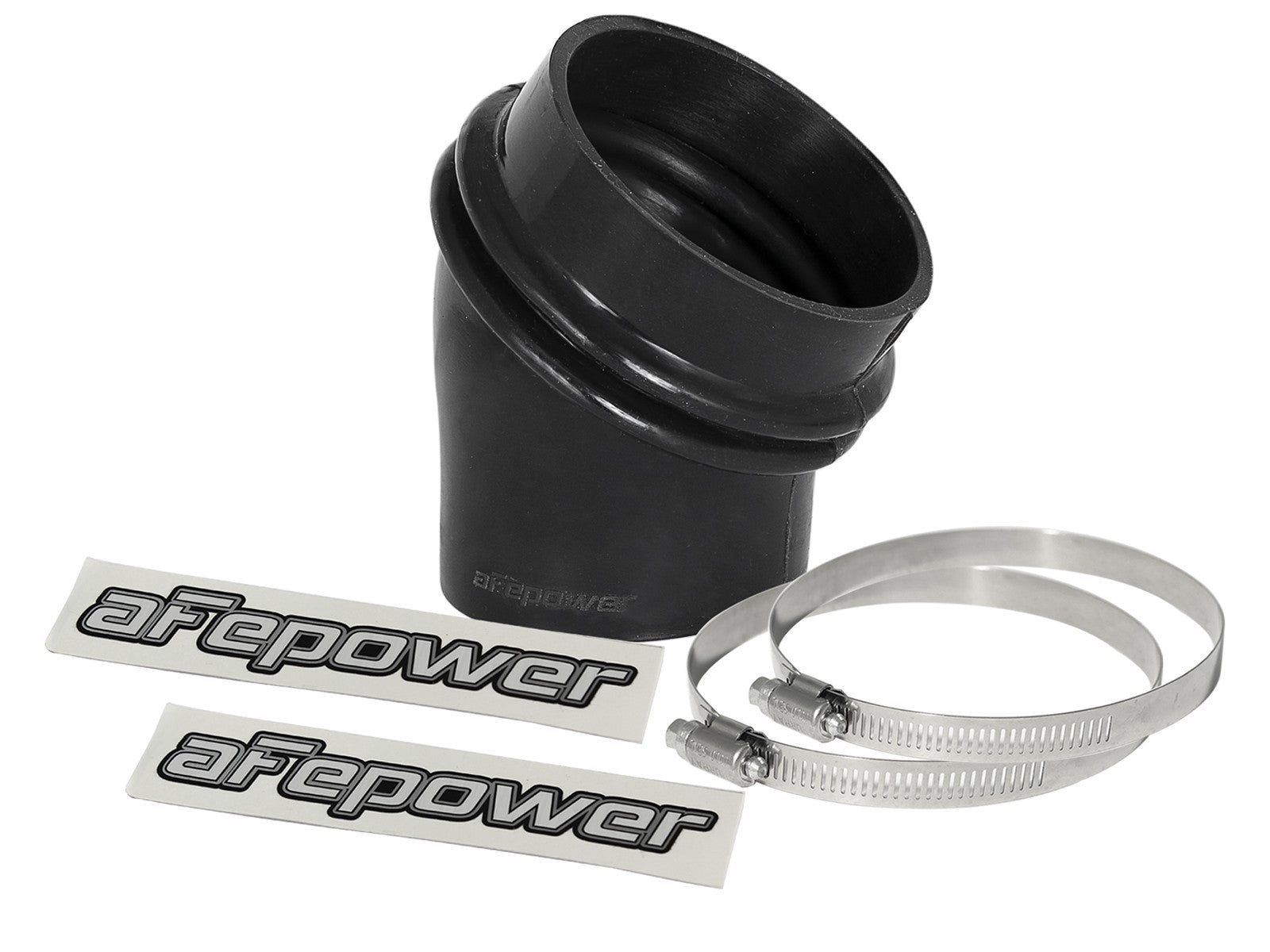 Magnum FORCE Cold Air Intake System Spare Parts Kit (3 IN ID to 2-1/2 IN ID x 35 Deg.) Elbow Reducing Coupler - Black