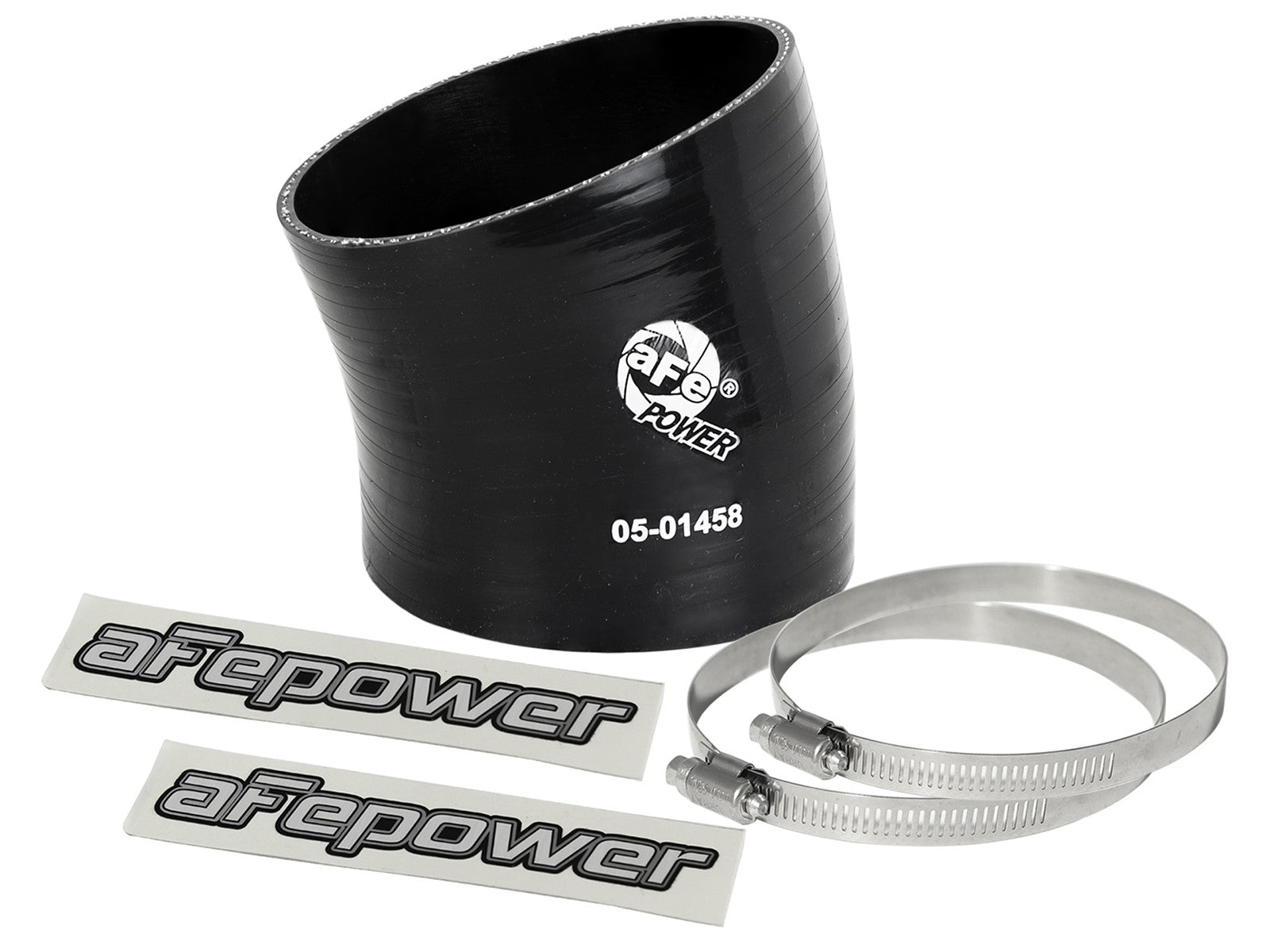 Magnum FORCE Cold Air Intake System Spare Parts Kit (3-1/2IN ID to 3-1/4 IN ID x 15 Deg.) Elbow Reducing Coupler - Black