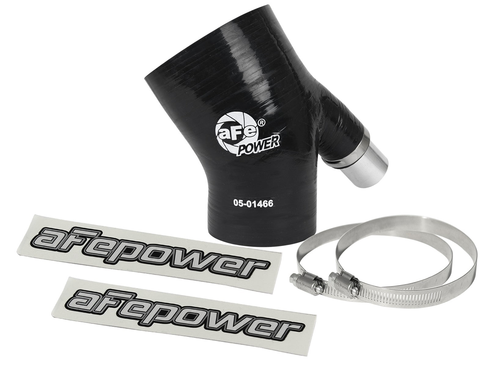 Magnum FORCE Cold Air Intake System Spare Parts Kit (3 IN ID to 2-1/4 IN ID x 35 Deg.) Elbow Reducing Coupler w/ Vent - Black