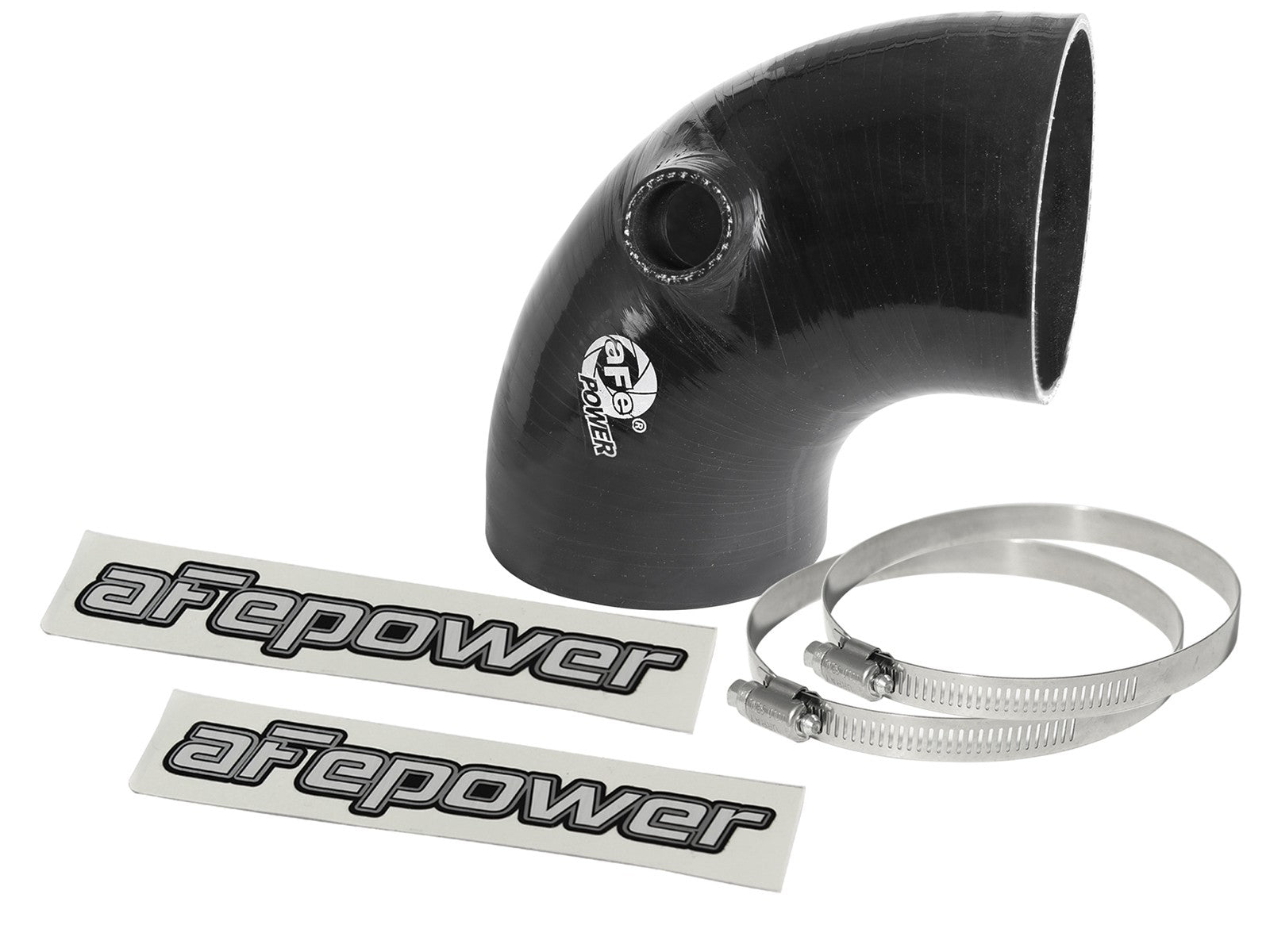 Magnum FORCE Cold Air Intake System Spare Parts Kit (3-3/4 IN ID x 90 Deg.) Elbow Coupler - Black