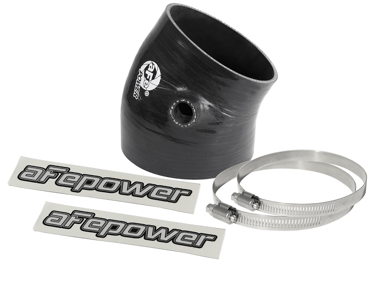 Magnum FORCE Cold Air Intake System Spare Parts Kit (4-3/8 IN ID to 3-3/4 IN ID x 30 Deg.) Elbow Reducing Coupler - Black