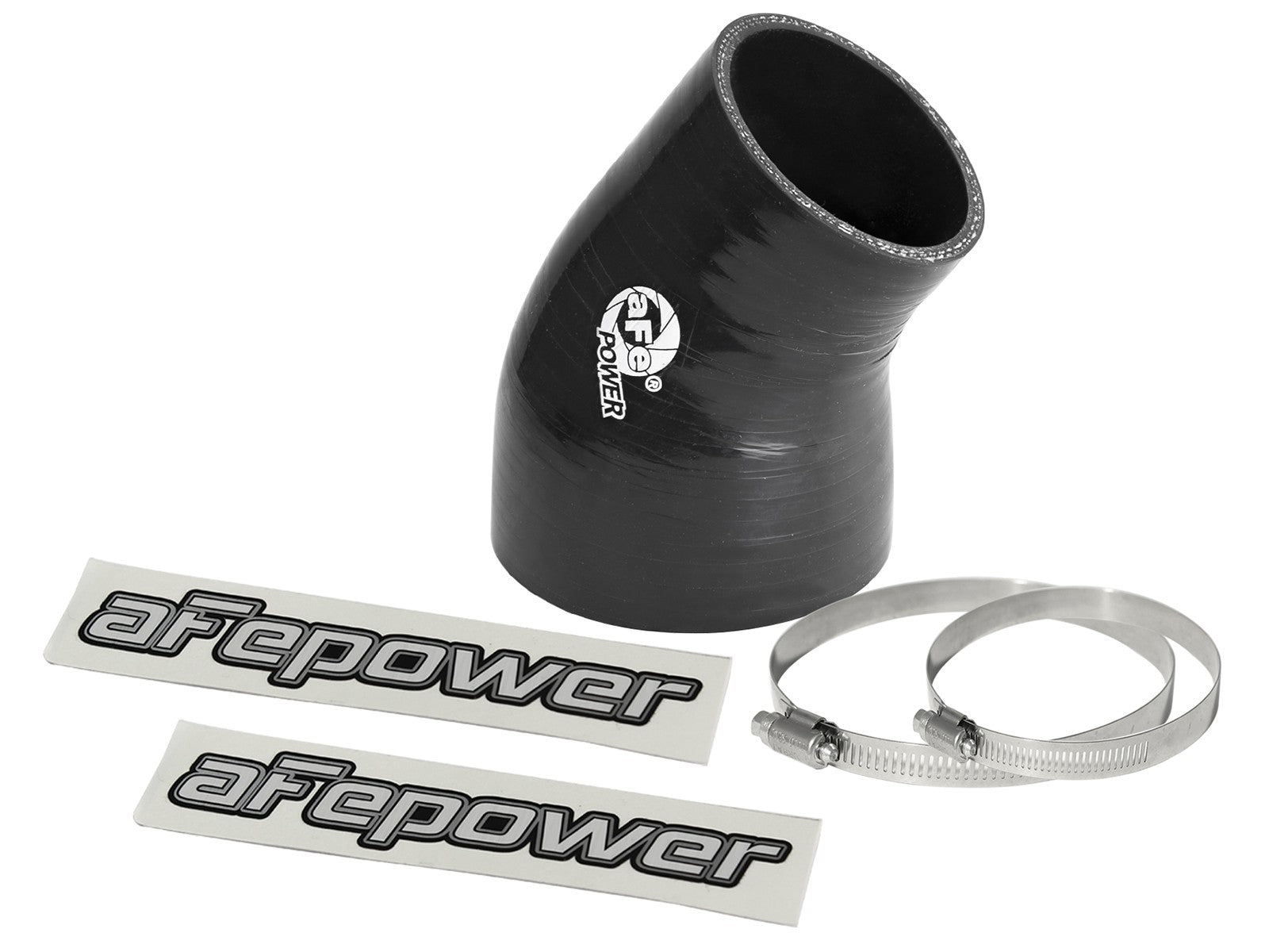 Magnum FORCE Cold Air Intake System Spare Parts Kit (3 IN ID to 2-1/4 IN ID x 35 Deg.) Elbow Reducing Coupler - Black