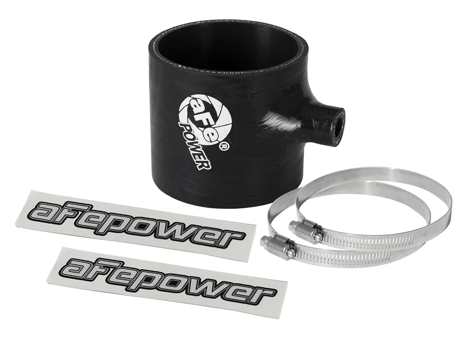 Magnum FORCE Cold Air Intake System Spare Parts Kit (2-1/2 IN ID x 2-1/2 IN L) Straight Coupler w/ Port - Black