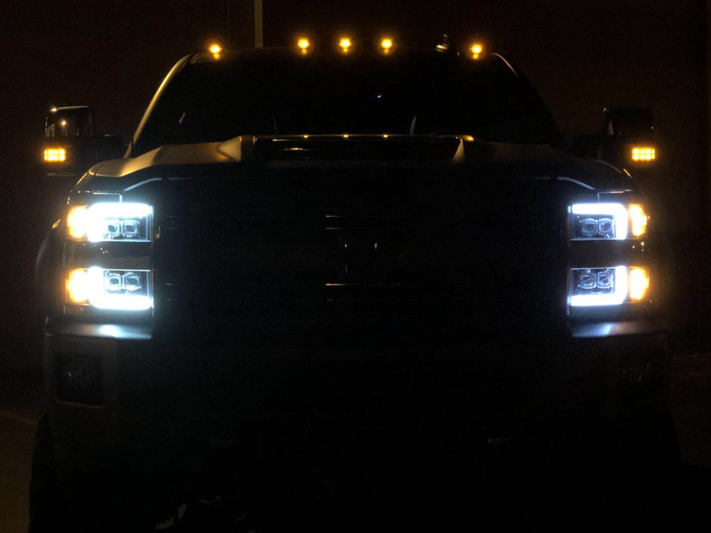 ALPHAREX NOVA-SERIES PROJECTOR HEADLIGHTS: 2015–2019 CHEVY SILVERADO 2500HD/3500HD - 0