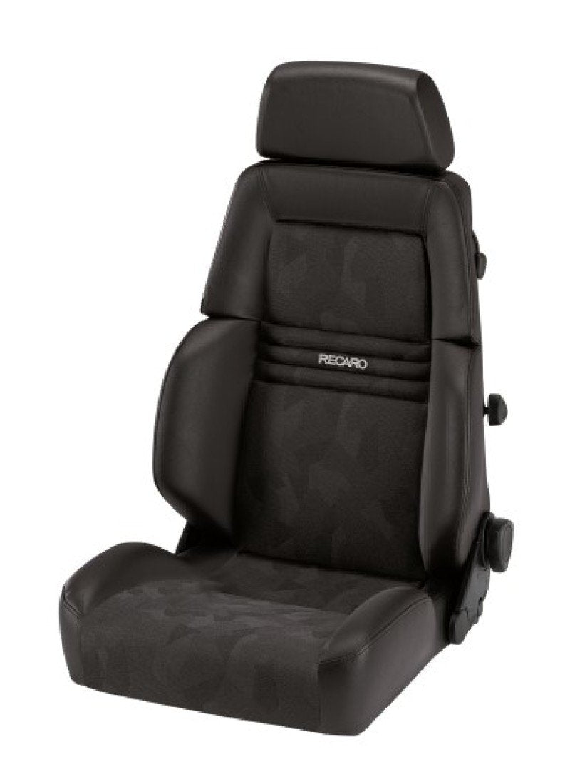 RECARO SEAT EXPERT S LEATHER BLACK/BLACK ARTISTA/SILVER