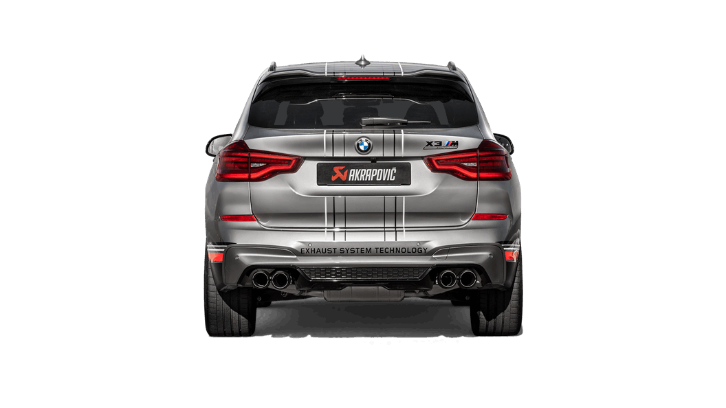 Akrapovic 19-20 BMW X3 M/X4 M (F97/F98) w/OPF/GPF Slip-On Line (Titanium) (Req. Tips) - 0