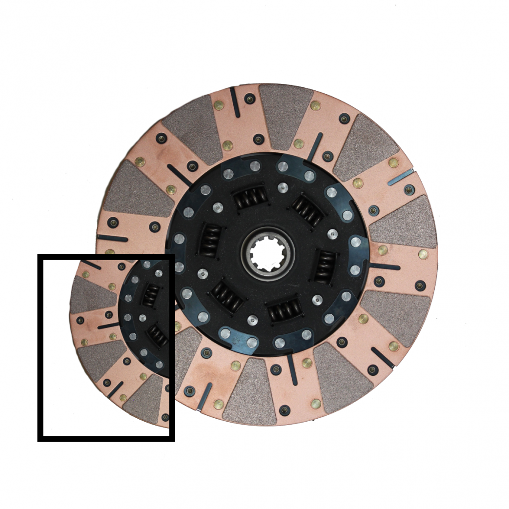 McLeod 600 Series Ceramic Clutch Disc 11in X 1 X 23 Metric Spline