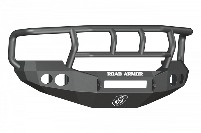 Road Armor 05-07 Ford F-250 Stealth Front Bumper w/Titan II Guard Wide Flare - Tex Blk