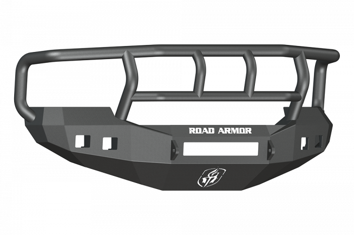 Road Armor 05-07 Ford F-250 Stealth Front Bumper w/Titan II Guard Wide Flare - Tex Blk