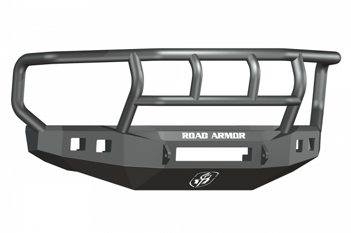 Road Armor 08-10 Ford F-250 Stealth Front Bumper w/Titan II Guard Wide Flare - Tex Blk