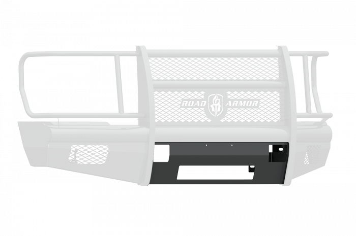 Road Armor 08-10 Ford F-250 Vaquero Front Non-Winch Plate (Plate ONLY - No Bumper) - Tex Blk