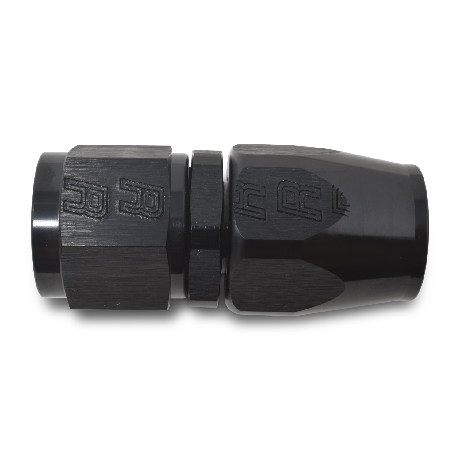 Russell Performance -4 AN Black Straight Full Flow Hose End