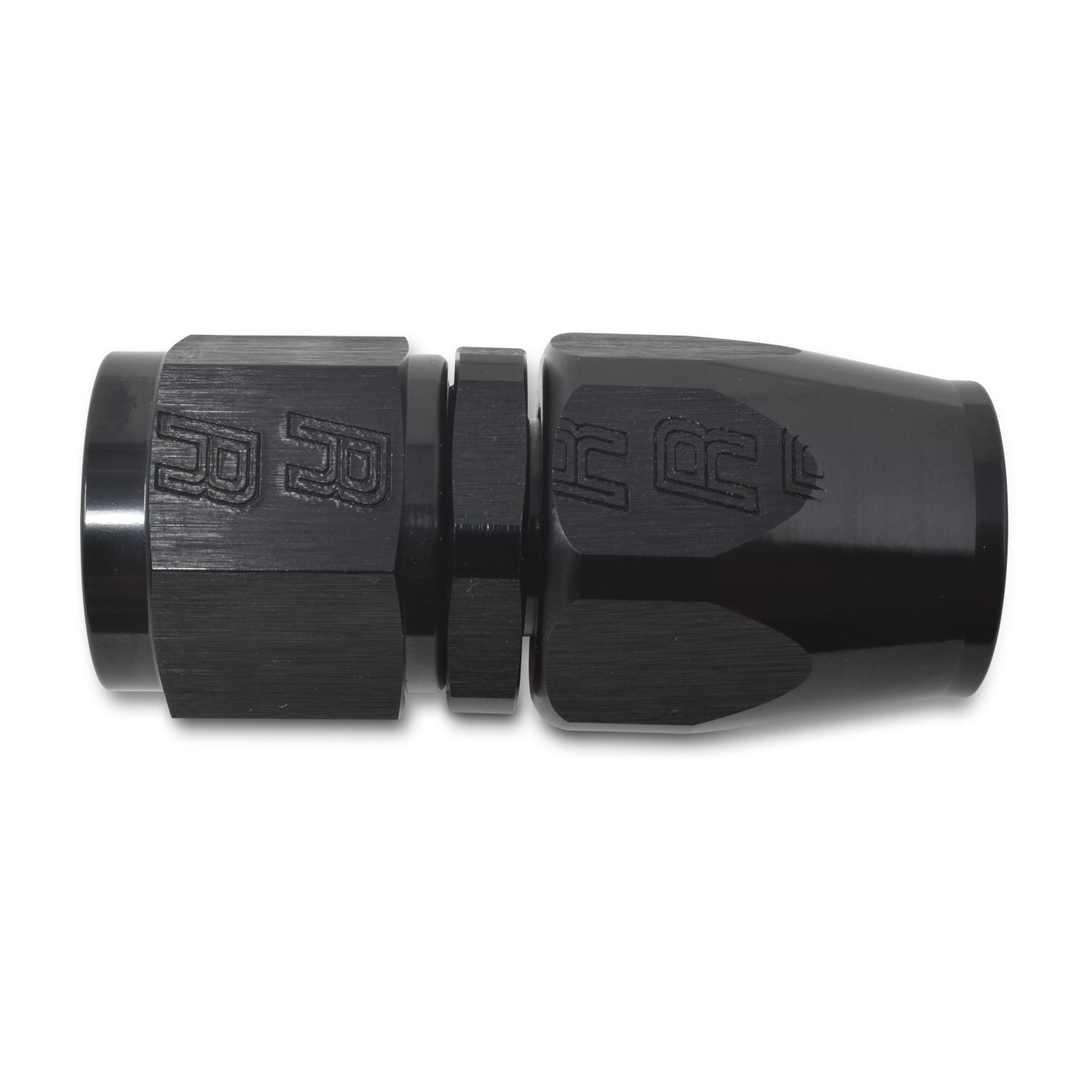 Russell Performance -16 AN Black Straight Full Flow Hose End