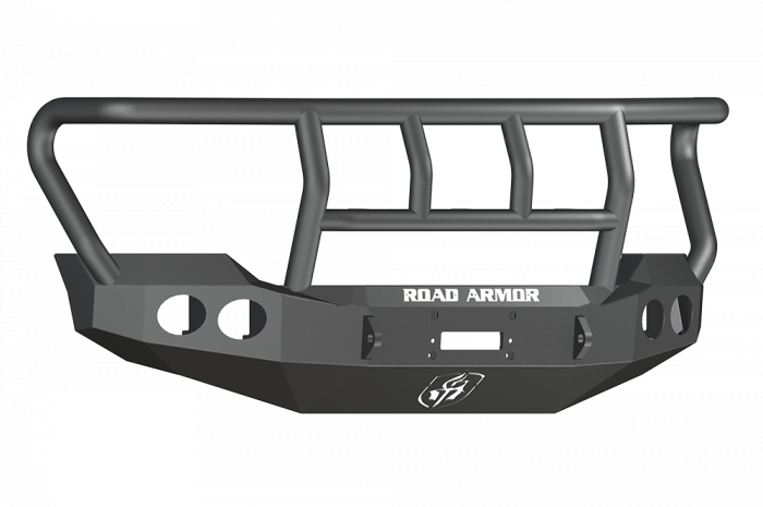 Road Armor 11-16 Ford F-250 Stealth Front Winch Bumper w/Titan II Guard Wide Flare - Tex Blk