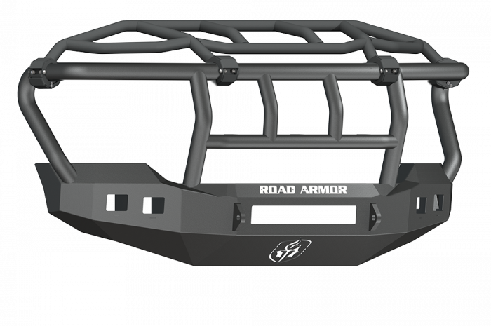 Road Armor 11-16 Ford F-250 Stealth Front Bumper w/Intimidator Guard - Tex Blk